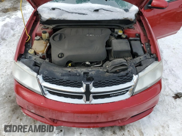 2012 Dodge Avenger SXT Plus with VIN 1C3CDZEG6CN151562, listed as a Copart auction lot 41575435 with 134,981 mi miles and Salvage Title. Bid and sale history available at carsss.com. Image 12.