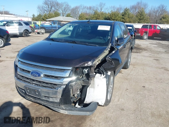 2013 Ford Edge SEL with VIN 2FMDK4JC7DBE00441, listed as a IAAI auction lot 41661591 with 131,411 mi miles. Bid and sale history available at carsss.com. Image 2.