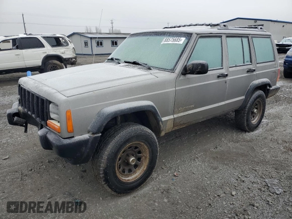 2000 Jeep Cherokee SE with VIN 1J4FF28S9YL222714, listed as a Copart auction lot 88575685 with 203,691 mi miles and Salvage Title. Bid and sale history available at carsss.com. Image 1.