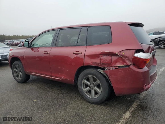 2008 Toyota Highlander with VIN JTEES41A982059882, listed as a Copart auction lot 83610674 with 216,067 mi miles and Non Repairable. Bid and sale history available at carsss.com. Image 2.