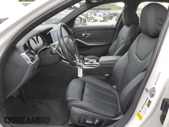 2019 BMW 3 Series 330i with VIN WBA5R1C54KAJ98875, listed as a Copart auction lot 50037465 with 32,170 mi miles and Salvage Title. Bid and sale history available at carsss.com. Image 7.