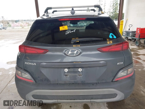 2022 Hyundai Kona SEL with VIN KM8K6CAB2NU857411, listed as a IAAI auction lot 41860564 with 29,199 mi miles and . Bid and sale history available at DreamBid. Image 16.