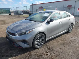 2023 Kia Forte GT-Line with VIN 3KPF54AD4PE553188, listed as a IAAI auction lot 41847958 with 27,820 mi miles. Bid and sale history available at carsss.com. Image 18.