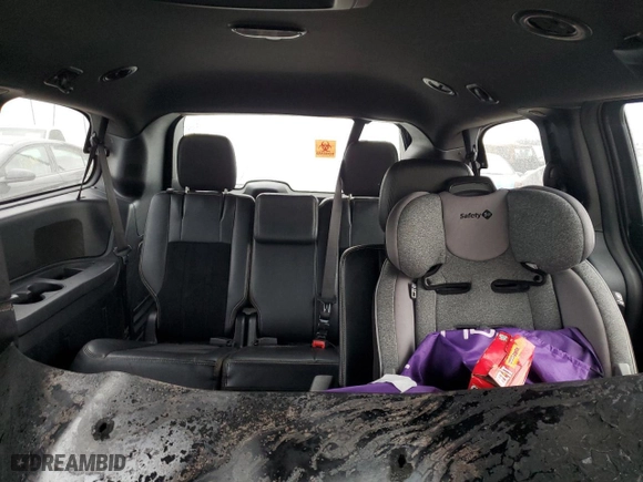 2017 Dodge Grand Caravan SXT with VIN 2C4RDGCG7HR612159, listed as a Copart auction lot 47871225 with 0 mi miles and Salvage Title. Bid and sale history available at carsss.com. Image 10.