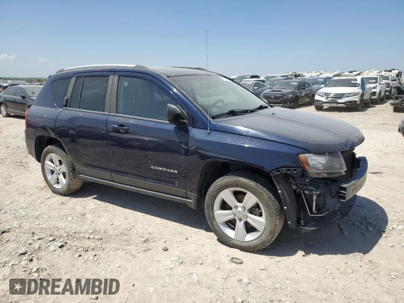 2016 Jeep Compass Sport z VIN 1C4NJCBA6GD715460, wystawiony jako Copart lot #50365005 z przebiegiem 104 138 mil mil oraz Szkoda całkowita • Salvage title. Historia ofert i sprzedaży dostępna na DreamBid. Obrazek 4.