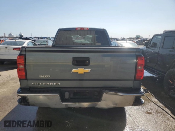 2014 Chevrolet Silverado 1500 Work Truck with VIN 1GCRCPEHXEZ166826, listed as a Copart auction lot 43130015 with Not Provided miles and Salvage Title. Bid and sale history available at DreamBid. Image 6.