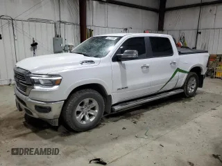 2022 Ram 1500 Laramie with VIN 1C6SRFJT1NN433113, listed as a Copart auction lot 46815995 with 49,554 mi miles and Salvage title. Bid and sale history available at DreamBid. Image 1.