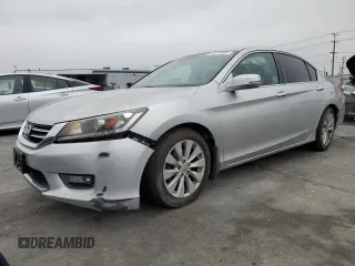 2014 Honda Accord Sedan EX-L with VIN 1HGCR2F87EA003282, listed as a Copart auction lot 53279905 with 125,336 mi miles and Salvage Title. Bid and sale history available at carsss.com. Image 1.