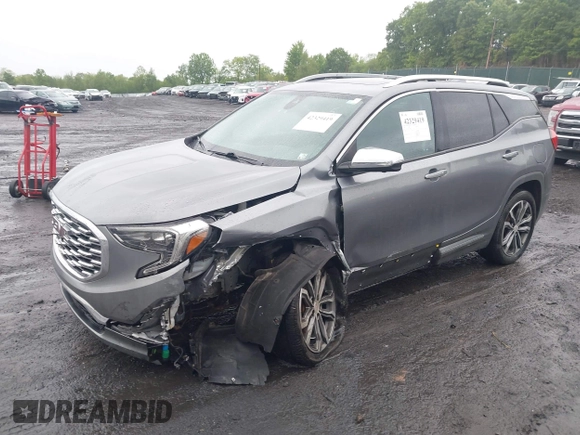 2020 GMC Terrain Denali with VIN 3GKALXEX3LL183920, listed as a IAAI auction lot 42329419 with 122,475 mi miles and . Bid and sale history available at DreamBid. Image 2.