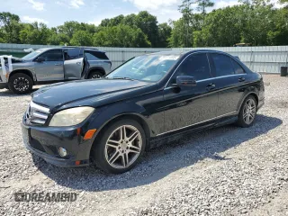 2010 Mercedes-Benz C 350 Sport with VIN WDDGF5GB4AR098650, listed as a Copart auction lot 58121095 with 194,423 mi miles and Salvage title. Bid and sale history available at DreamBid. Image 1.