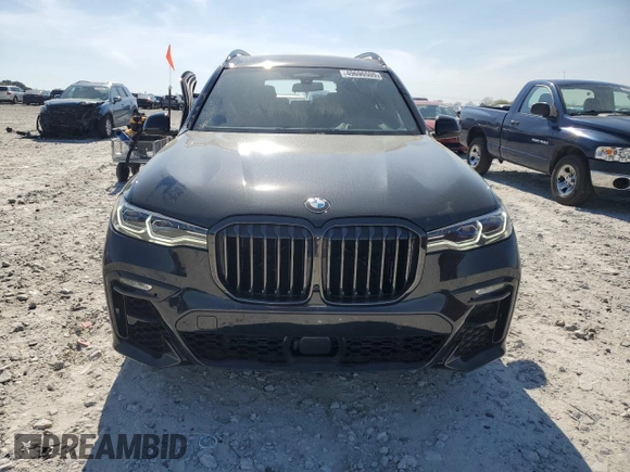 2022 BMW X7 M50i z VIN 5UXCX6C0XN9M94389, wystawiony jako Copart lot #49696505 z przebiegiem 22 908 mil mil oraz Szkody całkowita. Historia ofert i sprzedaży dostępna na DreamBid. Obrazek 5.