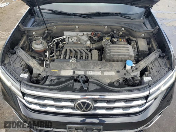 2021 Volkswagen Atlas SE with VIN 1V2RR2CA8MC527090, listed as a Copart auction lot 50008125 with 51,086 mi miles and Salvage title. Bid and sale history available at DreamBid. Image 12.