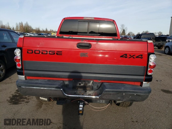 1999 Dodge 2500 with VIN 1B7KF23Z4XJ621100, listed as a Copart auction lot 89047925 with Not provided miles and Salvage title. Bid and sale history available at DreamBid. Image 6.