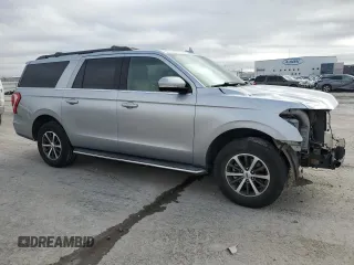 2020 Ford Expedition Max XLT with VIN 1FMJK1HT6LEA04155, listed as a Copart auction lot 84870554 with 98,274 mi miles and Salvage Title. Bid and sale history available at DreamBid. Image 4.