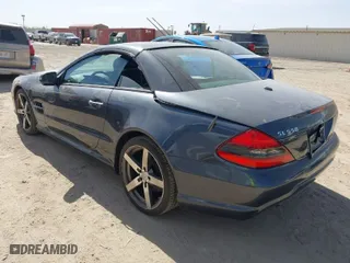 2009 Mercedes-Benz SL-Class V8 with VIN WDBSK71F39F155438, listed as a IAAI auction lot 41835926 with 1 mi miles. Bid and sale history available at carsss.com. Image 3.