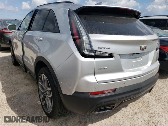 2019 Cadillac XT4 AWD Sport with VIN 1GYFZFR41KF138536, listed as a Copart auction lot 62471712 with 0 mi miles. Bid and sale history available at carsss.com. Image 3.