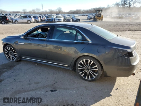2017 Lincoln Continental Select z VIN 1LN6L9TP1H5600891, wystawiony jako Copart lot #83060344 z przebiegiem Nie podano mil oraz Czysty tytuł • Clean title. Historia ofert i sprzedaży dostępna na DreamBid. Obrazek 2.