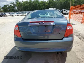 2011 Ford Fusion SEL with VIN 3FAHP0JA5BR340842, listed as a Copart auction lot 55117615 with 106,611 mi miles and Salvage Title. Bid and sale history available at DreamBid. Image 6.