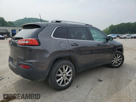2018 Jeep Cherokee Limited with VIN 1C4PJMDB4JD608869, listed as a Copart auction lot 60962805 with 75,600 mi miles and Salvage title. Bid and sale history available at DreamBid. Image 3.