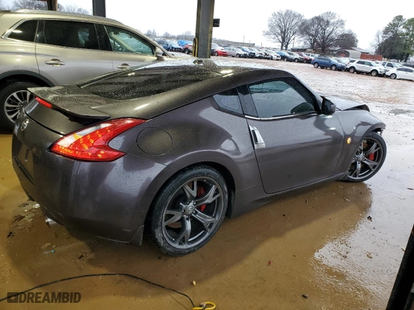 2010 Nissan 370Z Touring with VIN JN1AZ4EH2AM502389, listed as a Copart auction lot 45230315 with 109,478 mi miles and Salvage Title. Bid and sale history available at carsss.com. Image 3.