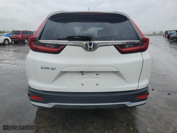 2020 Honda CR-V EX with VIN 5J6RW1H57LA016832, listed as a Copart auction lot 47686305 with 43,196 mi miles and Salvage Title. Bid and sale history available at carsss.com. Image 6.