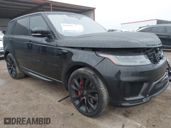 2021 Land Rover Range Rover Sport HST with VIN SALWS2RU4MA765128, listed as a IAAI auction lot 41450592 with 25,434 mi miles and . Bid and sale history available at DreamBid. Image 1.