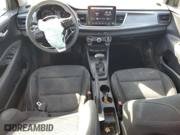2023 Kia Rio LX with VIN 3KPA24AD3PE613044, listed as a Copart auction lot 46175935 with 49,379 mi miles and Salvage Title. Bid and sale history available at DreamBid. Image 8.