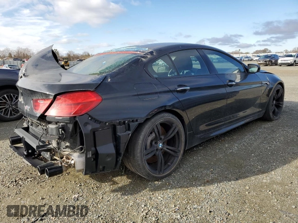 2017 BMW M6 with VIN WBS6E9C52HG437288, listed as a Copart auction lot 38576804 with 25,137 mi miles and Clean title. Bid and sale history available at DreamBid. Image 3.