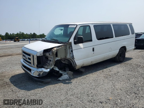 2008 Ford Econoline Passenger XL with VIN 1FBSS31L38DA39249, listed as a Copart auction lot 58163155 with 240,517 mi miles and Salvage title. Bid and sale history available at DreamBid. Image 1.