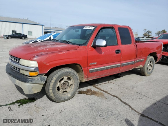 2001 Chevrolet Silverado 1500 LS with VIN 2GCEC19T211348811, listed as a Copart auction lot 45235035 with 264,746 mi miles and Salvage Title. Bid and sale history available at carsss.com. Image 1.