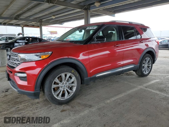 2024 Ford Explorer Limited with VIN 1FMSK8FH9RGA24893, listed as a Copart auction lot 47862475 with 30,596 mi miles and Salvage Title. Bid and sale history available at carsss.com. Image 1.