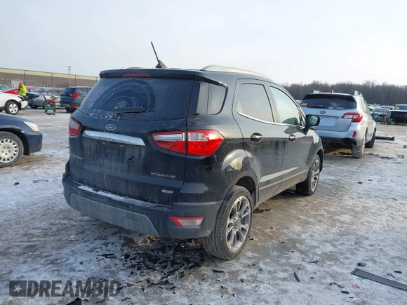 2019 Ford EcoSport Titanium with VIN MAJ3S2KE8KC288501, listed as a IAAI auction lot 41394372 with 87,476 mi miles and . Bid and sale history available at DreamBid. Image 4.