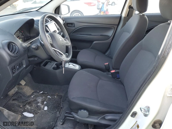 2020 Mitsubishi Mirage ES with VIN ML32A3HJ3LH010678, listed as a Copart auction lot 43037805 with 35,000 mi miles and Salvage Title. Bid and sale history available at carsss.com. Image 7.