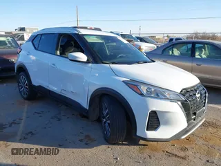 2023 Nissan Kicks SV with VIN 3N1CP5CV0PL539540, listed as a IAAI auction lot 41401656 with 13,205 mi miles. Bid and sale history available at carsss.com. Image 1.