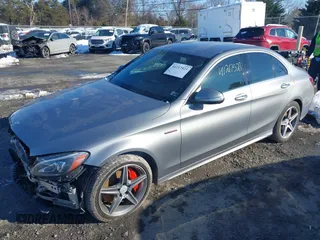 2015 Mercedes-Benz C-Class C 400 with VIN 55SWF6GB7FU018295, listed as a IAAI auction lot 41217523 with 120,822 mi miles. Bid and sale history available at carsss.com. Image 17.