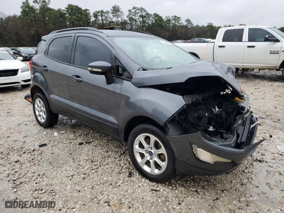 2020 Ford EcoSport SE with VIN MAJ3S2GE4LC368095, listed as a Copart auction lot 44808225 with 0 mi miles and Salvage Title. Bid and sale history available at carsss.com. Image 4.