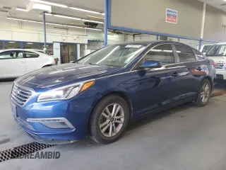 2015 Hyundai Sonata 2.4L SE with VIN 5NPE24AF7FH130802, listed as a Copart auction lot 53160155 with 143,477 mi miles and Clean Title. Bid and sale history available at carsss.com. Image 1.