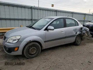 2007 Kia Rio LX with VIN KNADE123276224715, listed as a Copart auction lot 43191905 with 0 mi miles and Salvage Title. Bid and sale history available at carsss.com. Image 1.