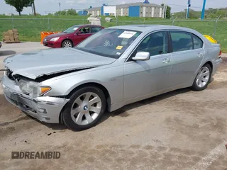 2003 BMW 7 Series 745Li with VIN WBAGN63443DR14666, listed as a IAAI auction lot 42088916 with 164,846 mi miles and . Bid and sale history available at DreamBid. Image 17.