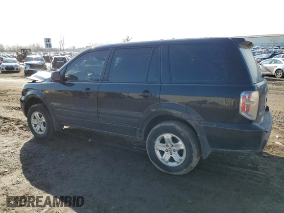 2006 Honda Pilot LX with VIN 2HKYF18156H547572, listed as a Copart auction lot 48314385 with 167,943 mi miles and Clean Title. Bid and sale history available at carsss.com. Image 2.