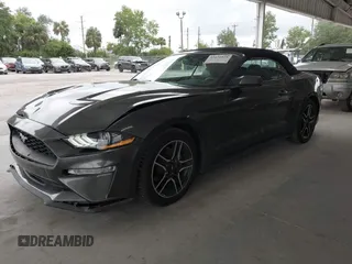 2018 Ford Mustang EcoBoost Premium with VIN 1FATP8UH8J5111817, listed as a IAAI auction lot 42426428 with 63,358 mi miles and . Bid and sale history available at DreamBid. Image 2.