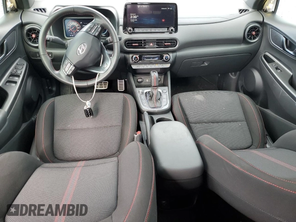 2023 Hyundai Kona N Line with VIN KM8K33A30PU982895, listed as a Copart auction lot 78129374 with 14,473 mi miles and Salvage Title. Bid and sale history available at carsss.com. Image 8.