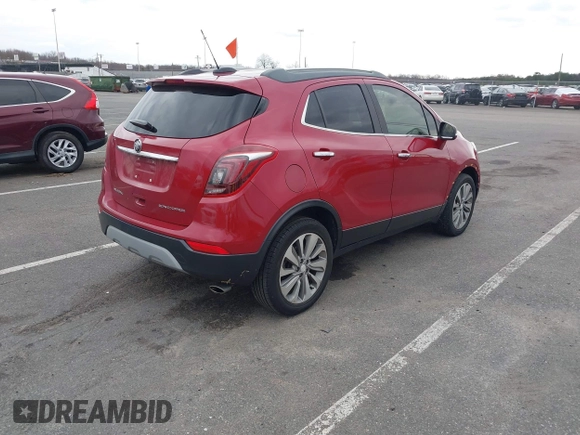 2018 Buick Encore Preferred with VIN KL4CJASB3JB663691, listed as a IAAI auction lot 40975581 with 136,624 mi miles and . Bid and sale history available at DreamBid. Image 4.