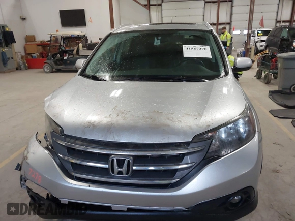 2013 Honda CR-V EX-L with VIN 2HKRM4H74DH612067, listed as a IAAI auction lot 41867278 with 119,641 mi miles. Bid and sale history available at carsss.com. Image 12.