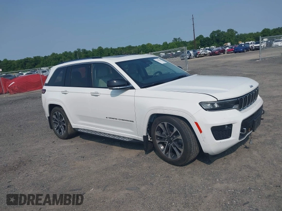 2022 Jeep Grand Cherokee Overland with VIN 1C4RJHDGXN8576813, listed as a IAAI auction lot 42314919 with 35,632 mi miles and . Bid and sale history available at DreamBid. Image 13.