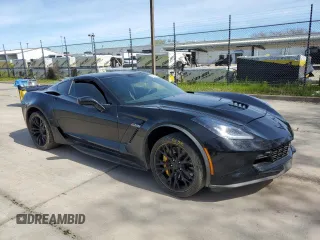 2019 Chevrolet Corvette Z06 3LZ with VIN 1G1YU2D69K5600127, listed as a Copart auction lot 46888204 with 0 mi miles and Salvage Title. Bid and sale history available at carsss.com. Image 4.
