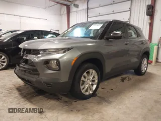 2021 Chevrolet TrailBlazer LS with VIN KL79MNSL0MB022121, listed as a IAAI auction lot 41417013 with 52,156 mi miles. Bid and sale history available at carsss.com. Image 2.