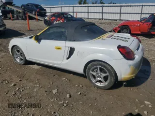 2002 Toyota MR2 z VIN JTDFR320520050071, wystawiony jako Copart lot #72550184 z przebiegiem 131 342 mil mil oraz Tytuł czysty. Historia ofert i sprzedaży dostępna na DreamBid. Obrazek 2.