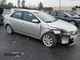 2013 Kia Forte SX with VIN KNAFW4A33D5684184, listed as a Copart auction lot 81901544 with 122,318 mi miles and Salvage Title. Bid and sale history available at carsss.com. Image 4.