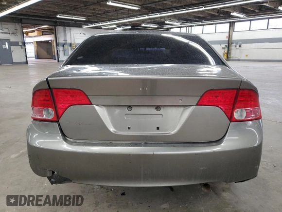 2006 Honda Civic LX with VIN 1HGFA16516L051998, listed as a Copart auction lot 47038345 with 166,496 mi miles and Salvage Title. Bid and sale history available at DreamBid. Image 6.